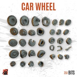 Car wheel - Pack of 35 bits