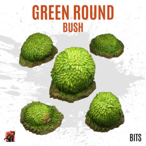 Green round bush - Pack of 5 bits