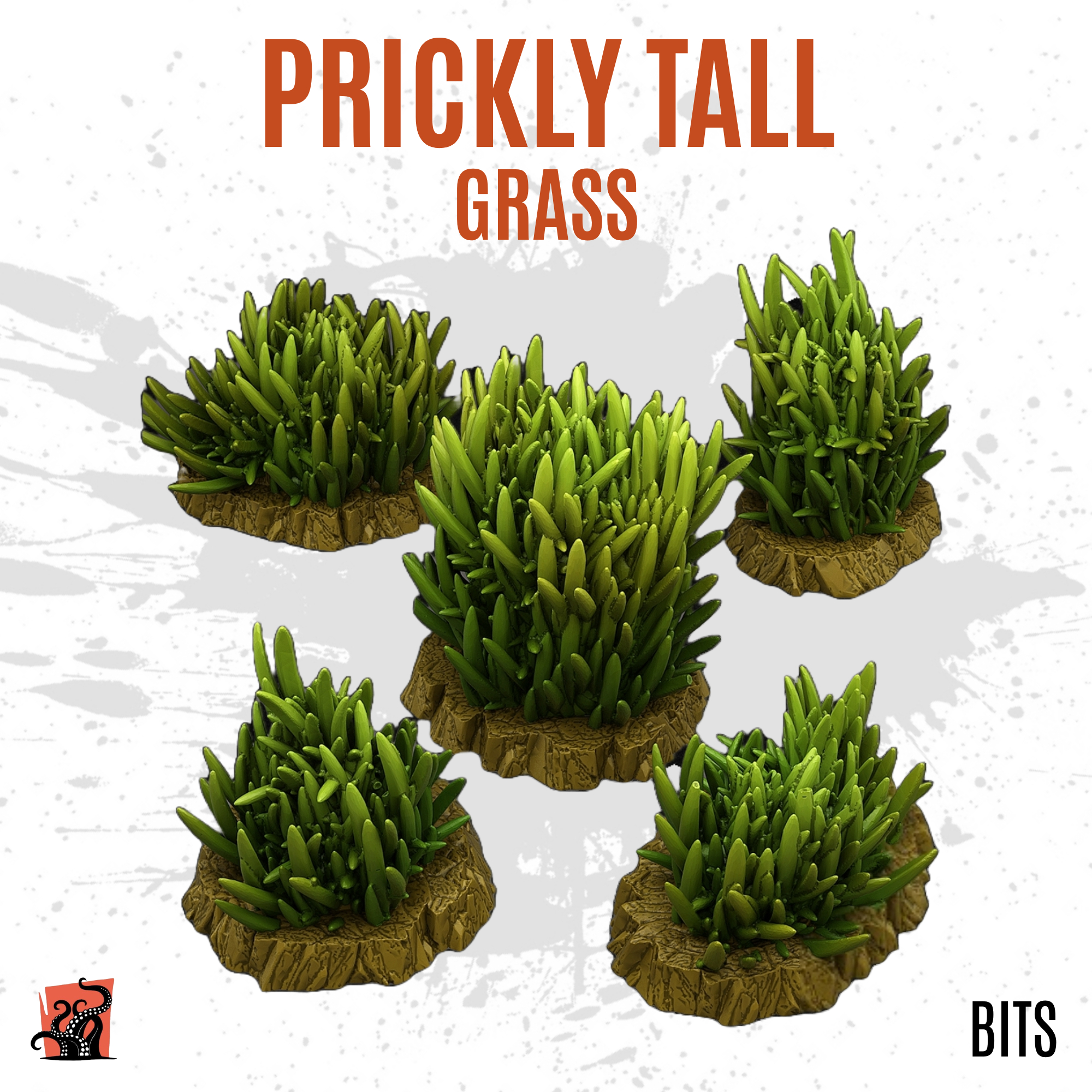 Prickly tall grass - Pack of 5 bits