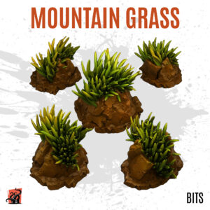 Mountain grass - Pack of 5 bits