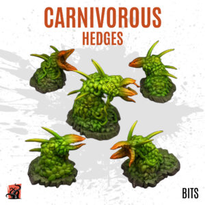 Carnivorous hedges - Pack of 5 bits