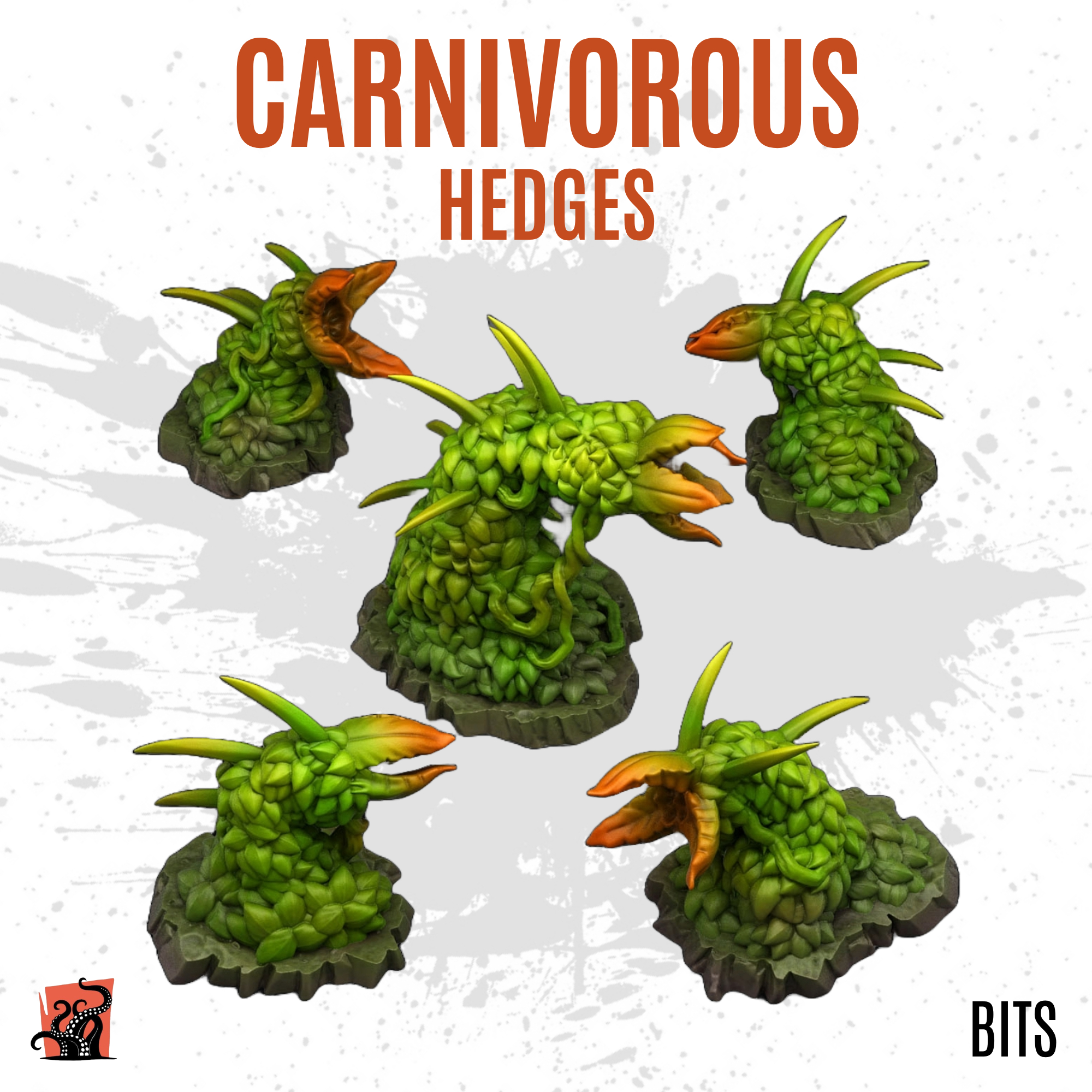 Carnivorous hedges - Pack of 5 bits