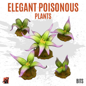 Elegant poisonous plants - Pack of 5 bits