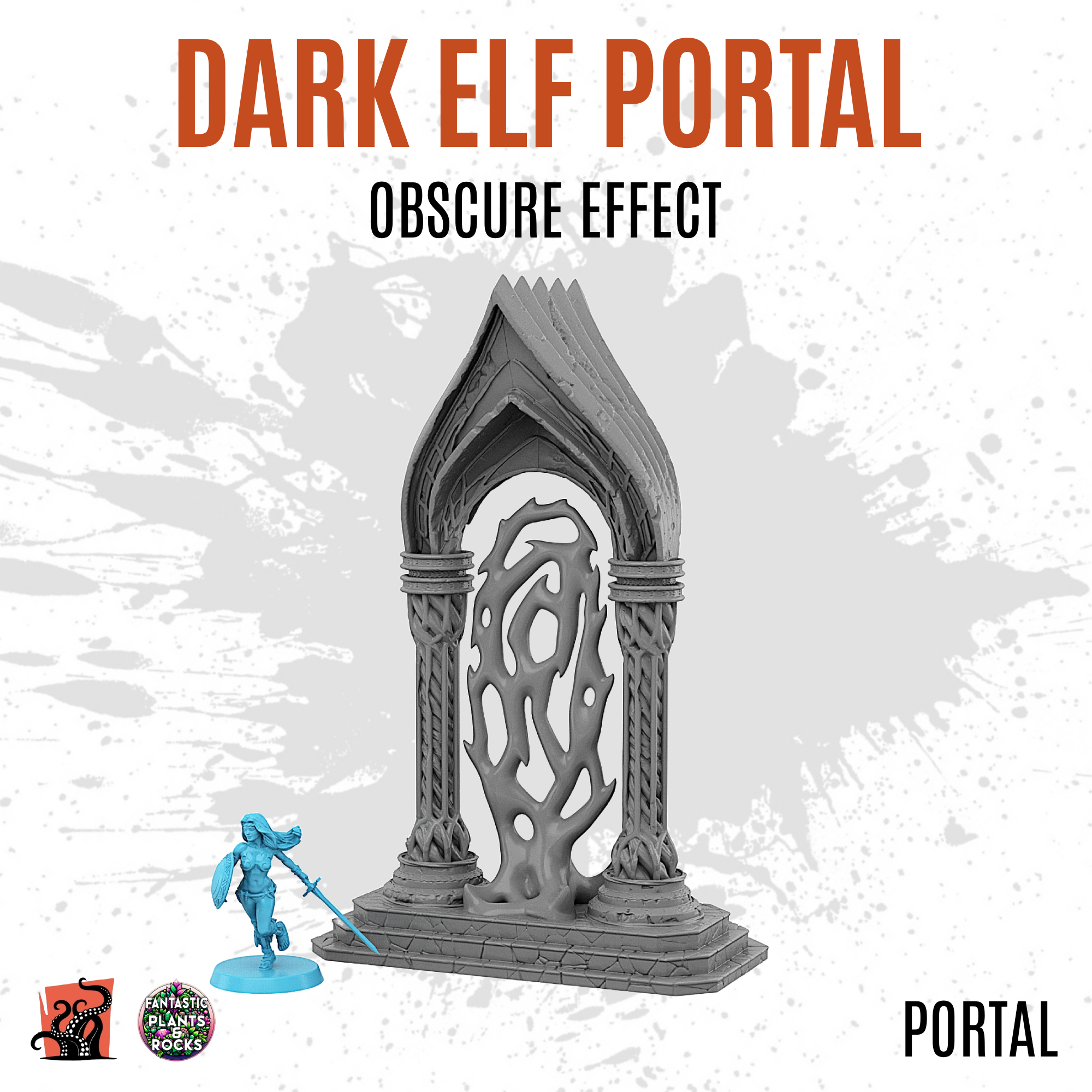 Dark elf portal with obscure effect - Image 2