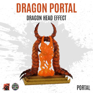 Dragon portal with dragon head effect