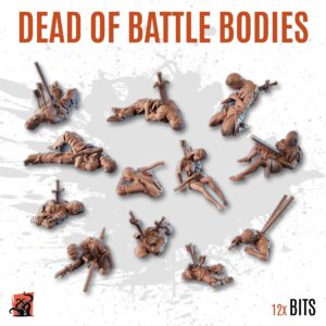 Dead of battle bodies - Pack of 12 bits