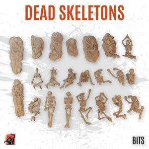 Dead skeletons - Pack of 22 bits