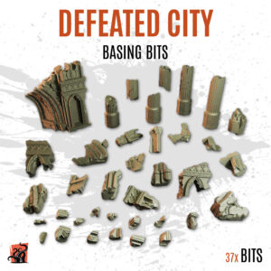 Defeated city - Basing bits - Pack of 37 bits