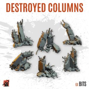 Destroyed columns - Pack of 6 bits