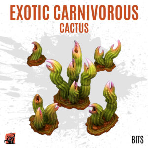 Exotic carnivorous cactus - Pack of 5 bits