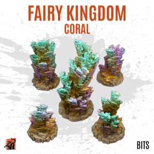 Fairy kingdom coral - Pack of 5 bits
