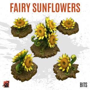Fairy sunflowers - Pack of 5 bits