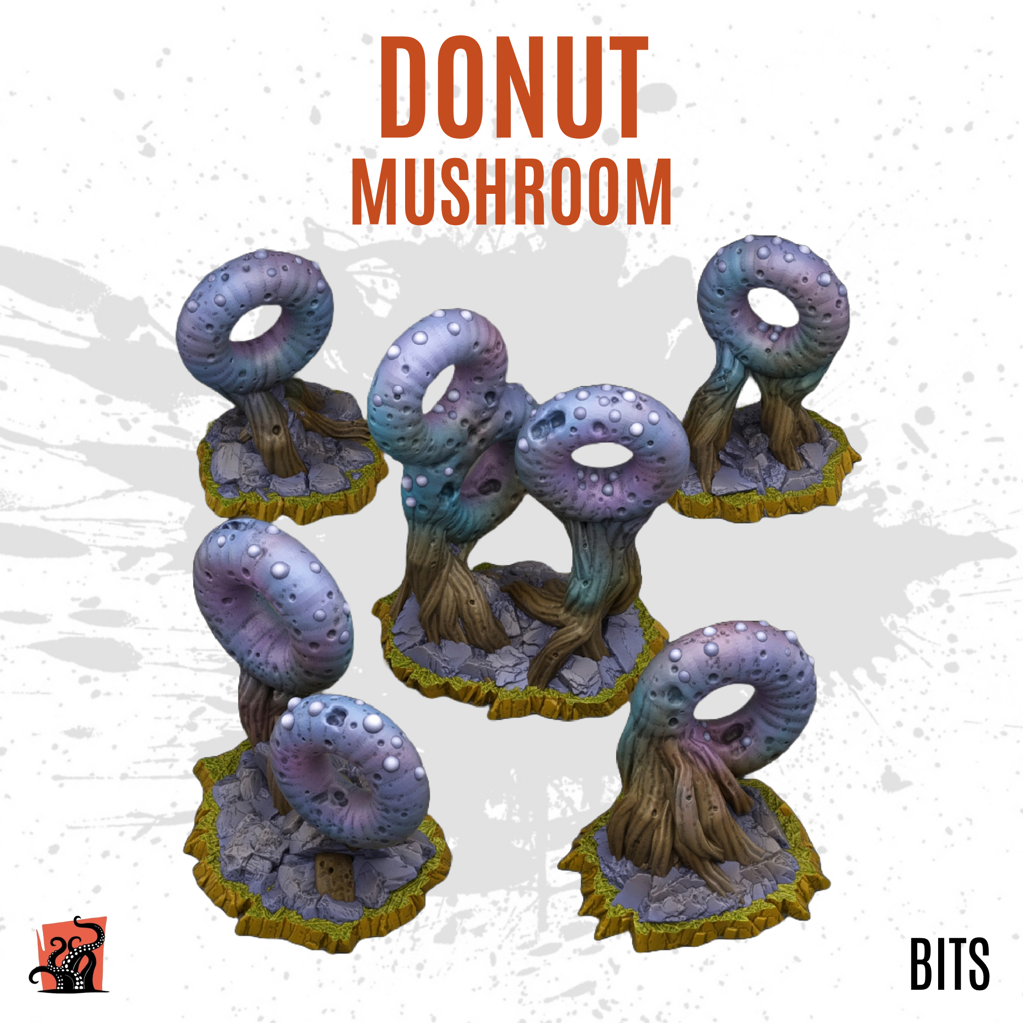 Donut mushroom - Pack of 5 bits