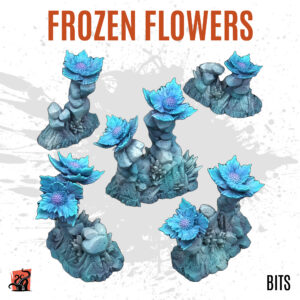 Frozen flowes - Pack of 5 bits
