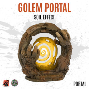 Golem portal with soil effect