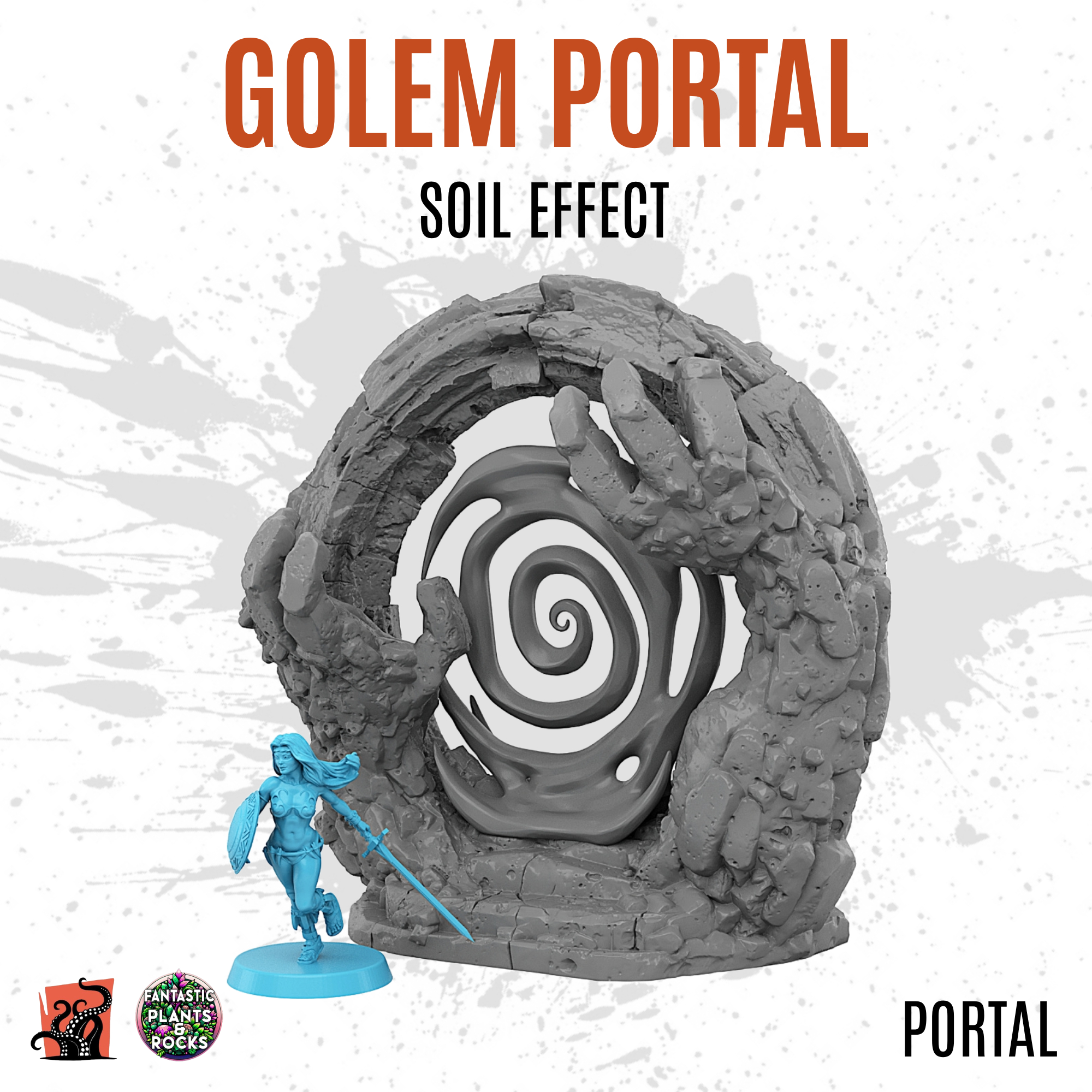 Golem portal with soil effect - Image 2