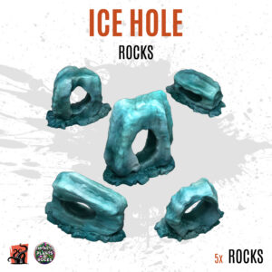 Ice hole rocks - Pack of 5 bits
