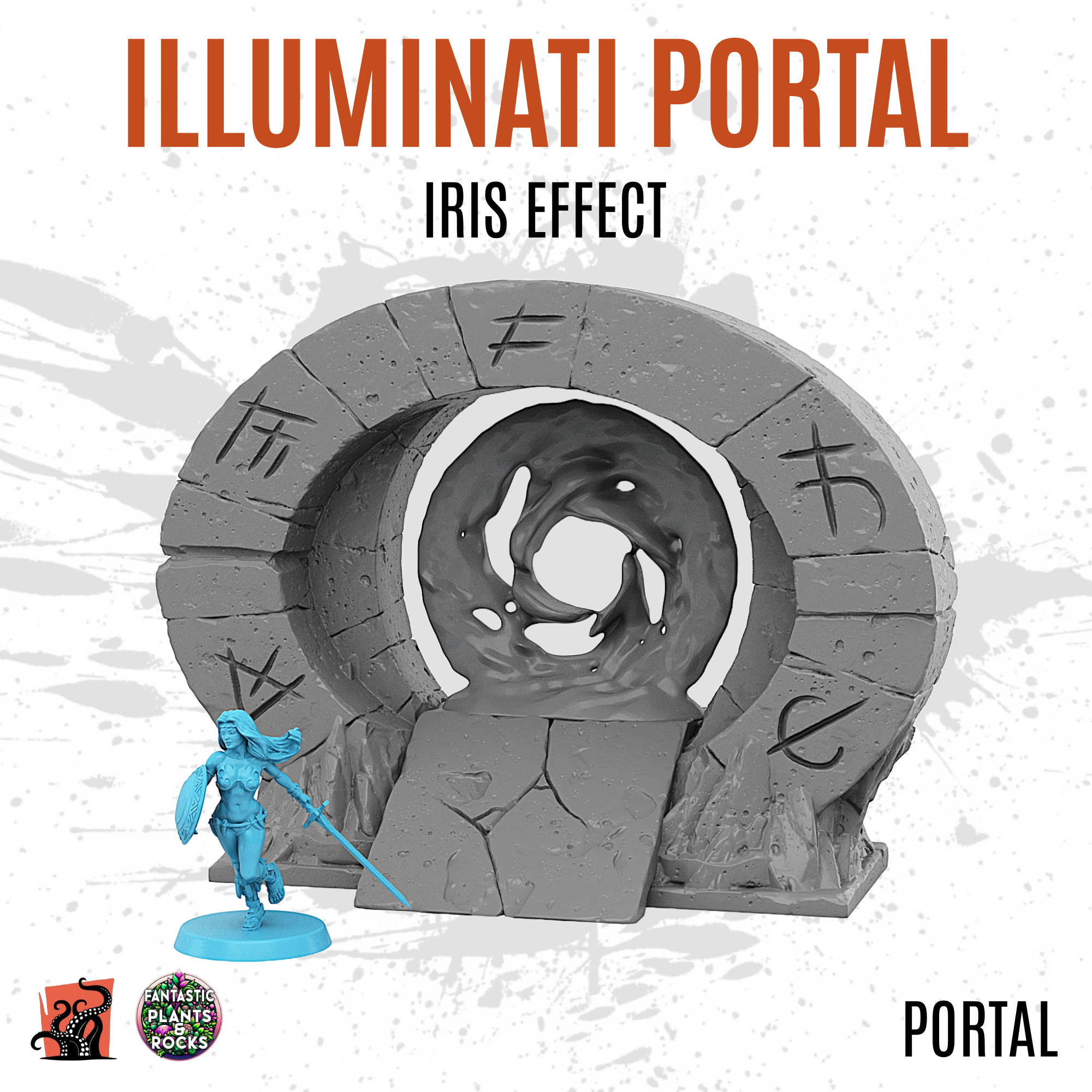 Illuminati portal with iris effect - Image 2