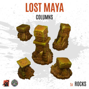 Lost Maya columns - Pack of 5 bits