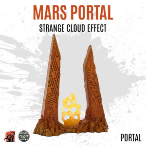 Mars portal with strange cloud effect