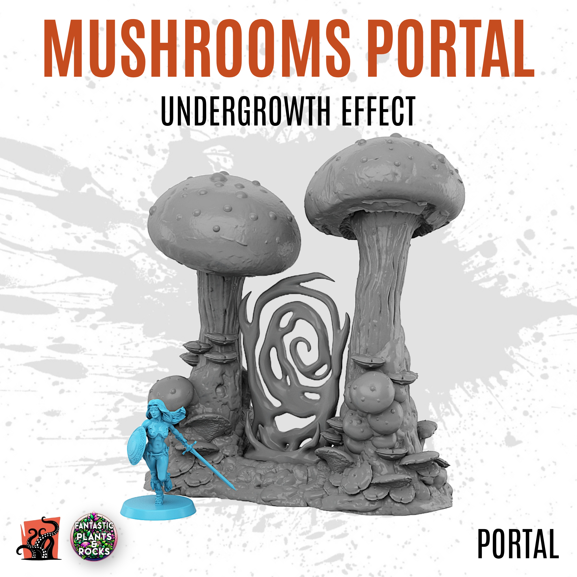 Mushrooms portal with undergrowth effect - Image 2