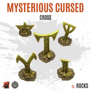 Mysterious cursed cross - Pack of 5 bits
