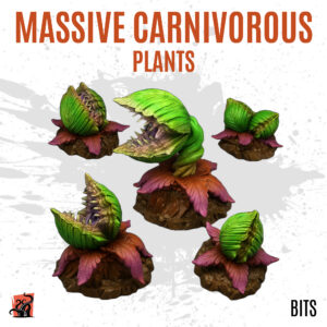 Massive carnivorous plants - Pack of 5 bits
