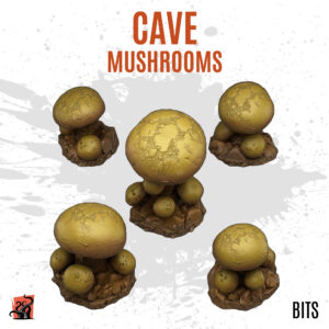 Cave mushrooms - Pack of 5 bits
