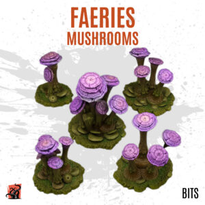 Faeries mushrooms - Pack of 5 bits