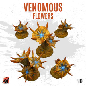 Venomous flowers - Pack of 5 bits