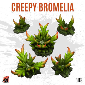 Creepy bromelia - Pack of 5 bits