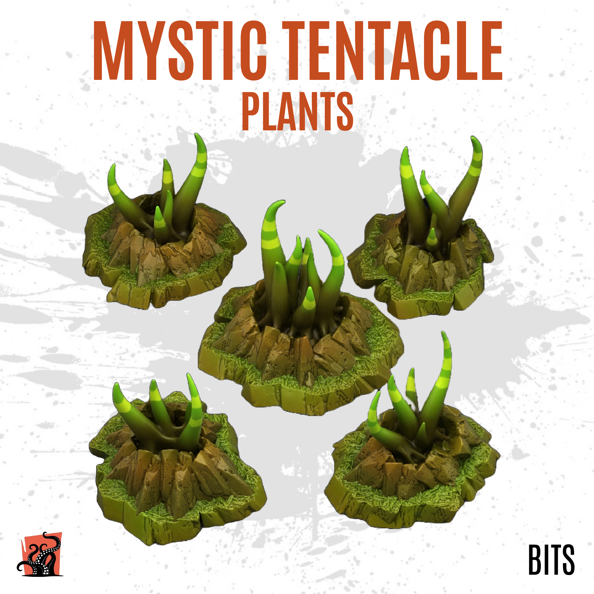 Mystic tentacle plants - Pack of 5 bits