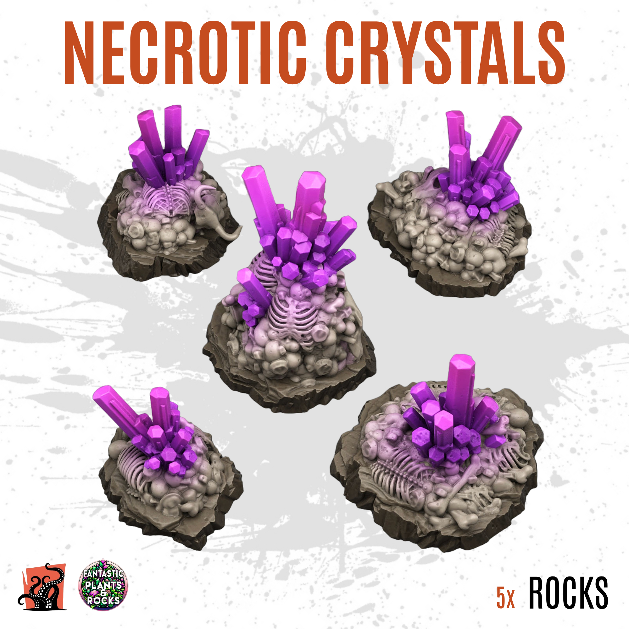 Necrotic crystals - Pack of 5 bits
