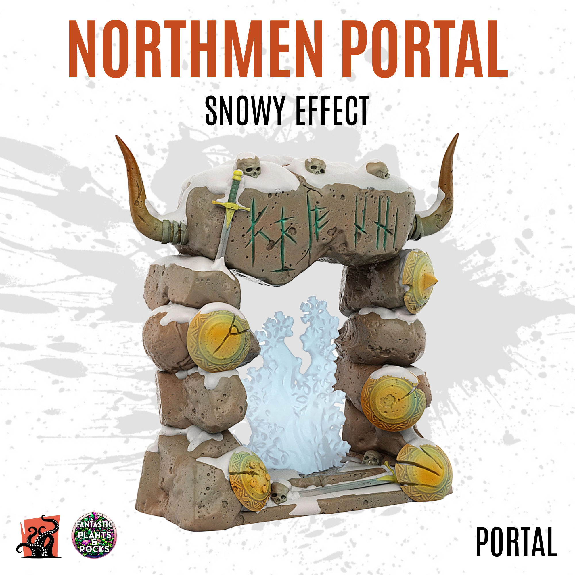 Northmen portal with snowy effect
