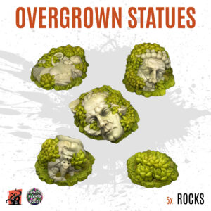 Overgrown statues - Pack of 5 bits