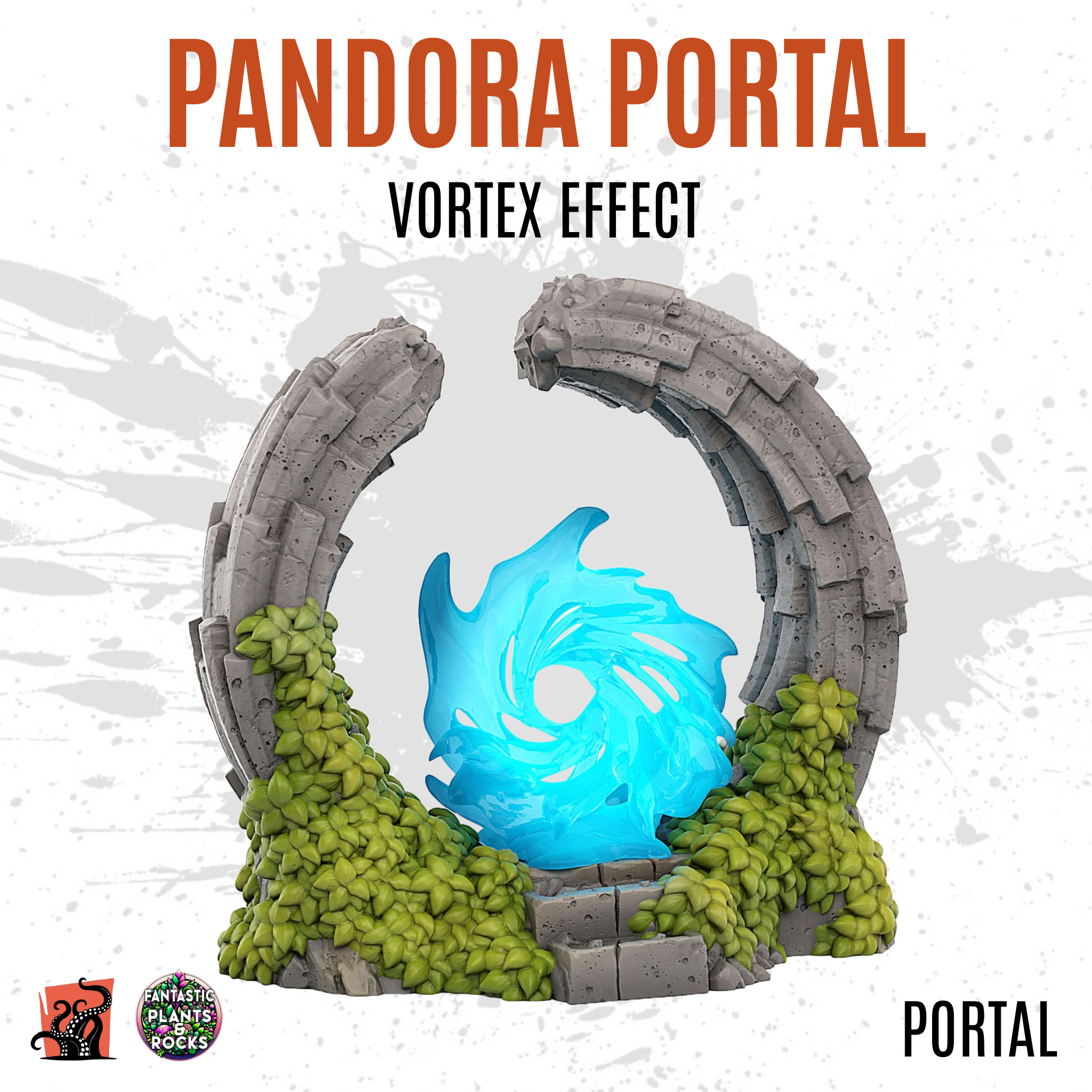 Pandora portal with vortex effect