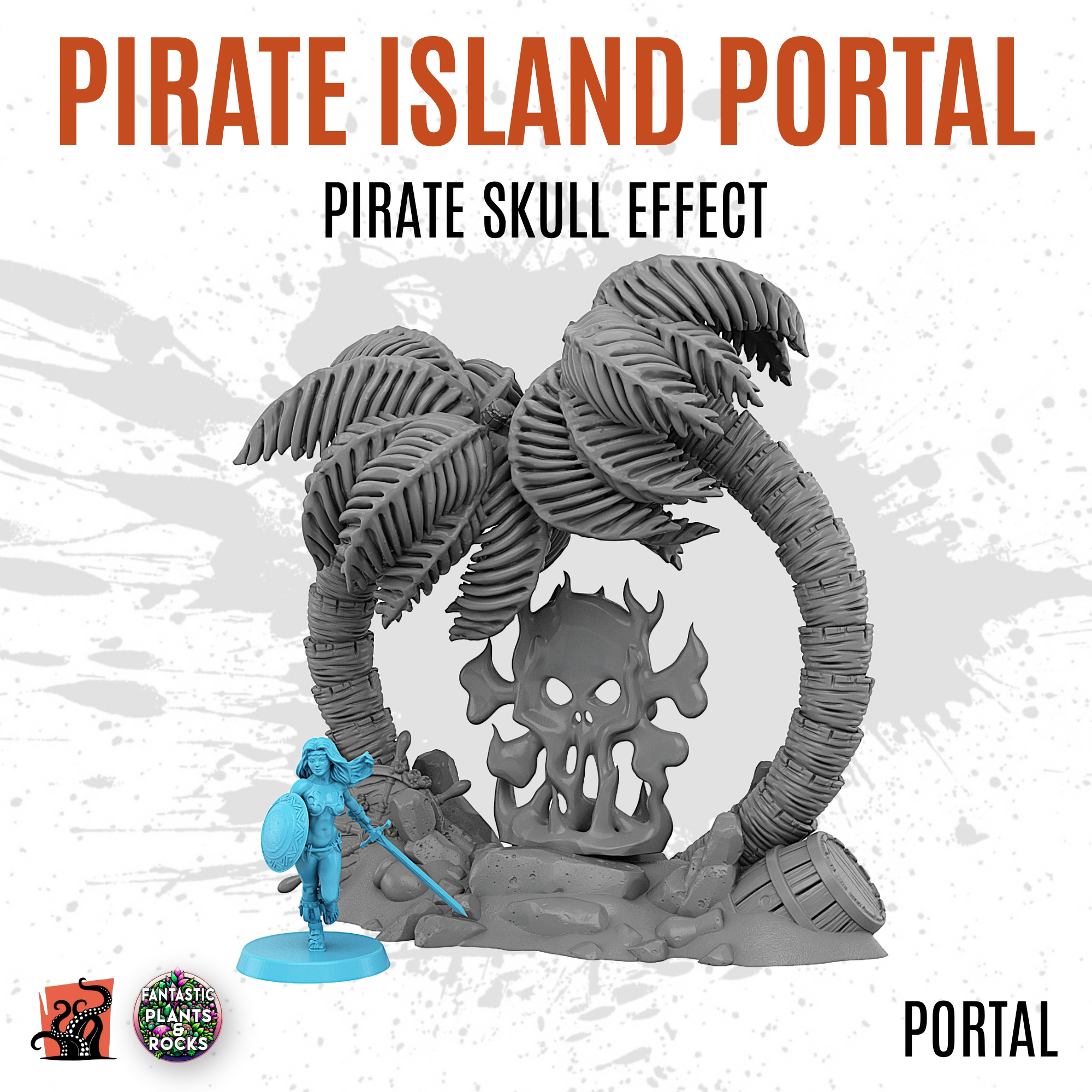 Pirate island portal with pirate skull effect - Image 2