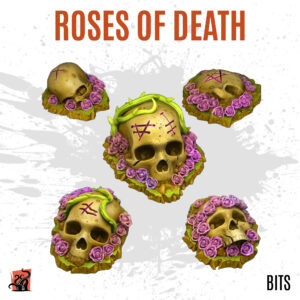 Roses of death - Pack of 5 bits