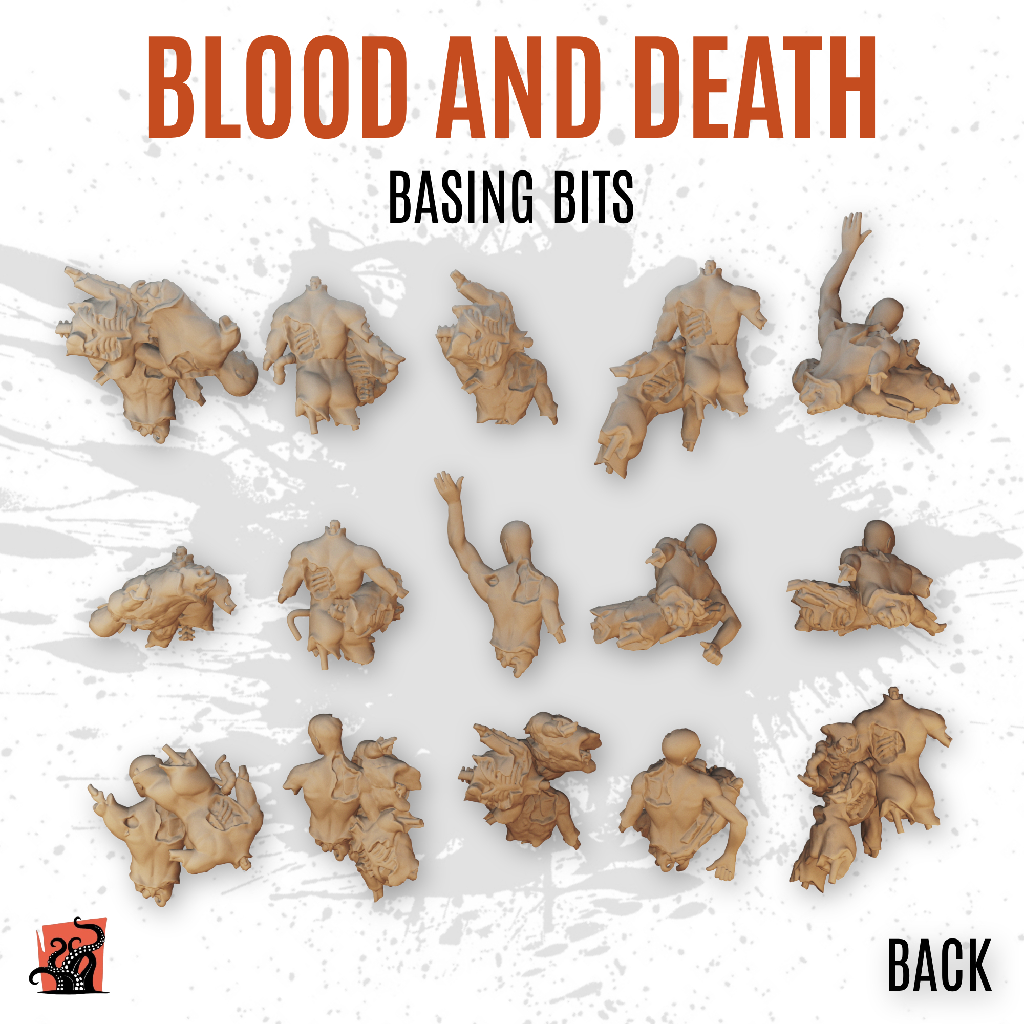 Blood and death - Basing bits - Pack of 15 bits - Image 2