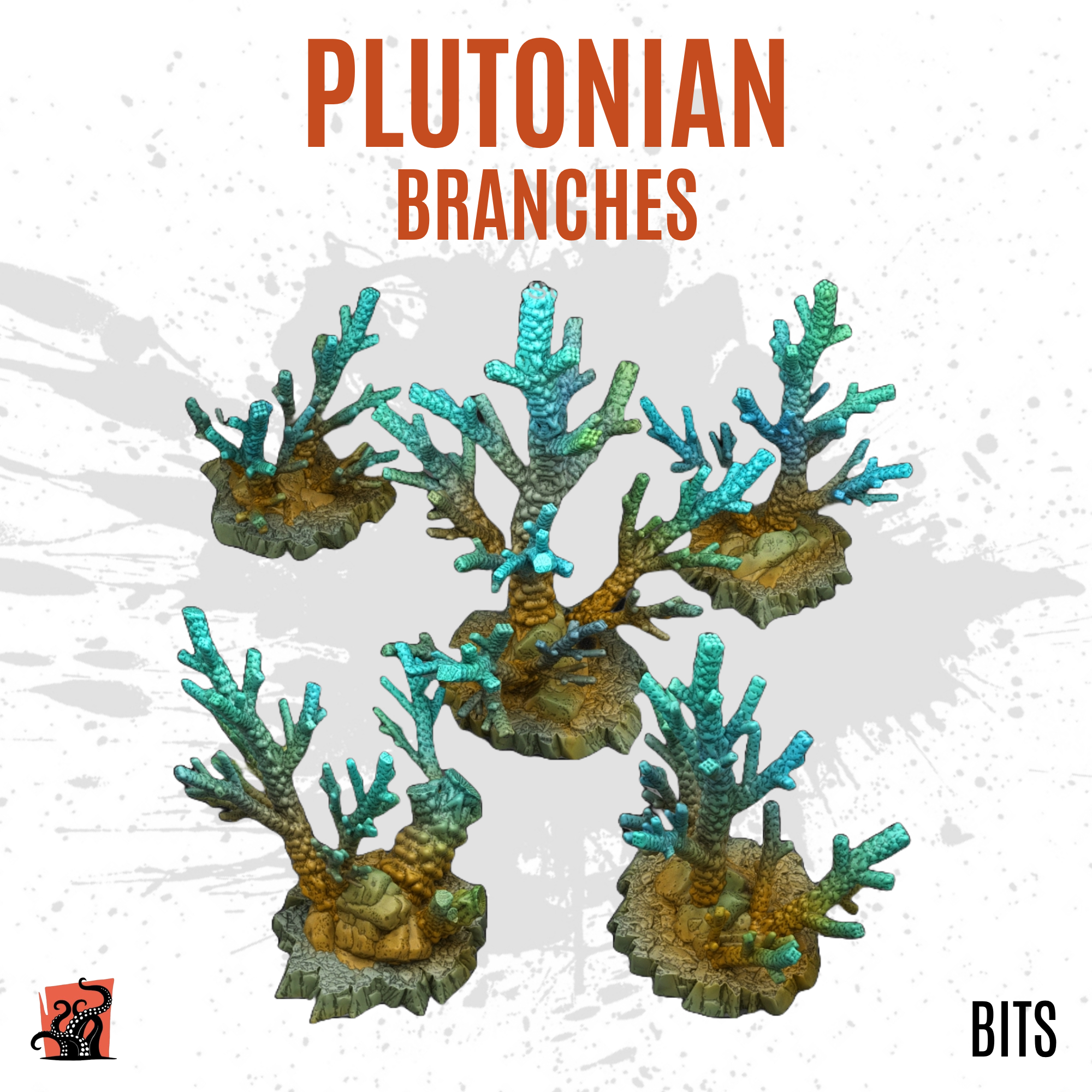 Plutonian branches - Pack of 5 bits
