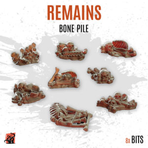 Remains - Bone pile - Pack of 8 bits
