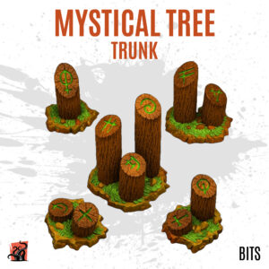 Mystical tree trunk - Pack of 5 bits