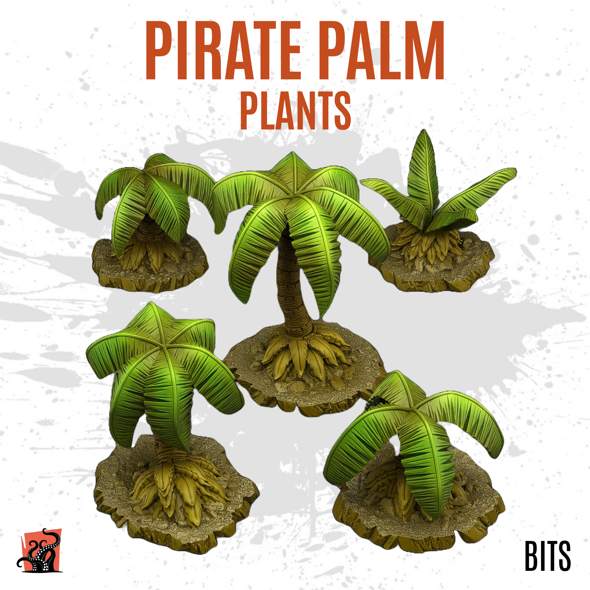 Pirate palm plants - Pack of 5 bits