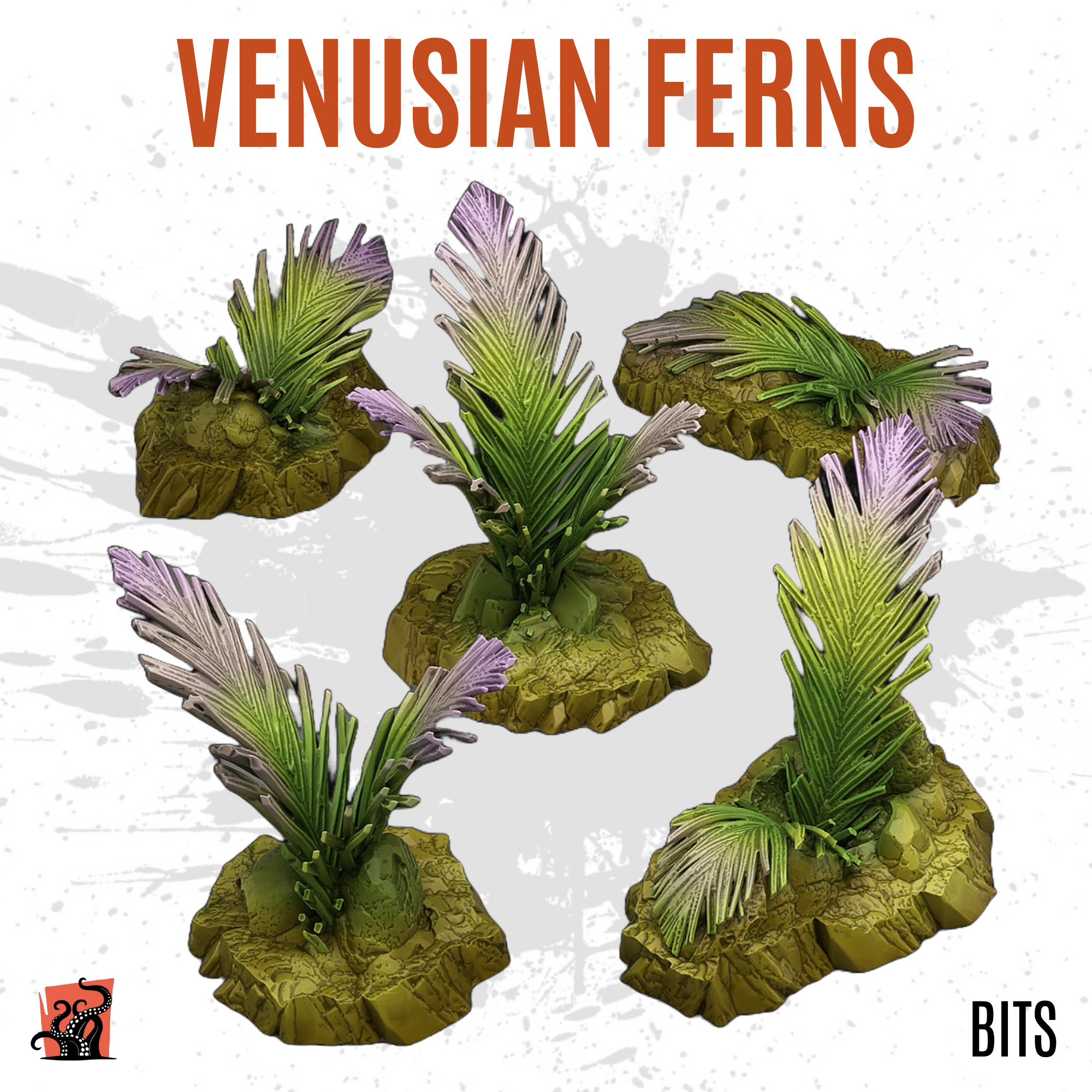 Venusian ferns - Pack of 5 bits