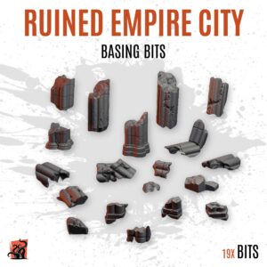Ruined empire city - Basing bits - Pack of 19 bits