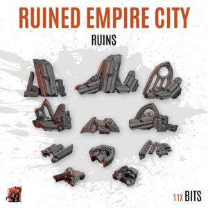 Ruined empire city - Ruins - Pack of 11 bits