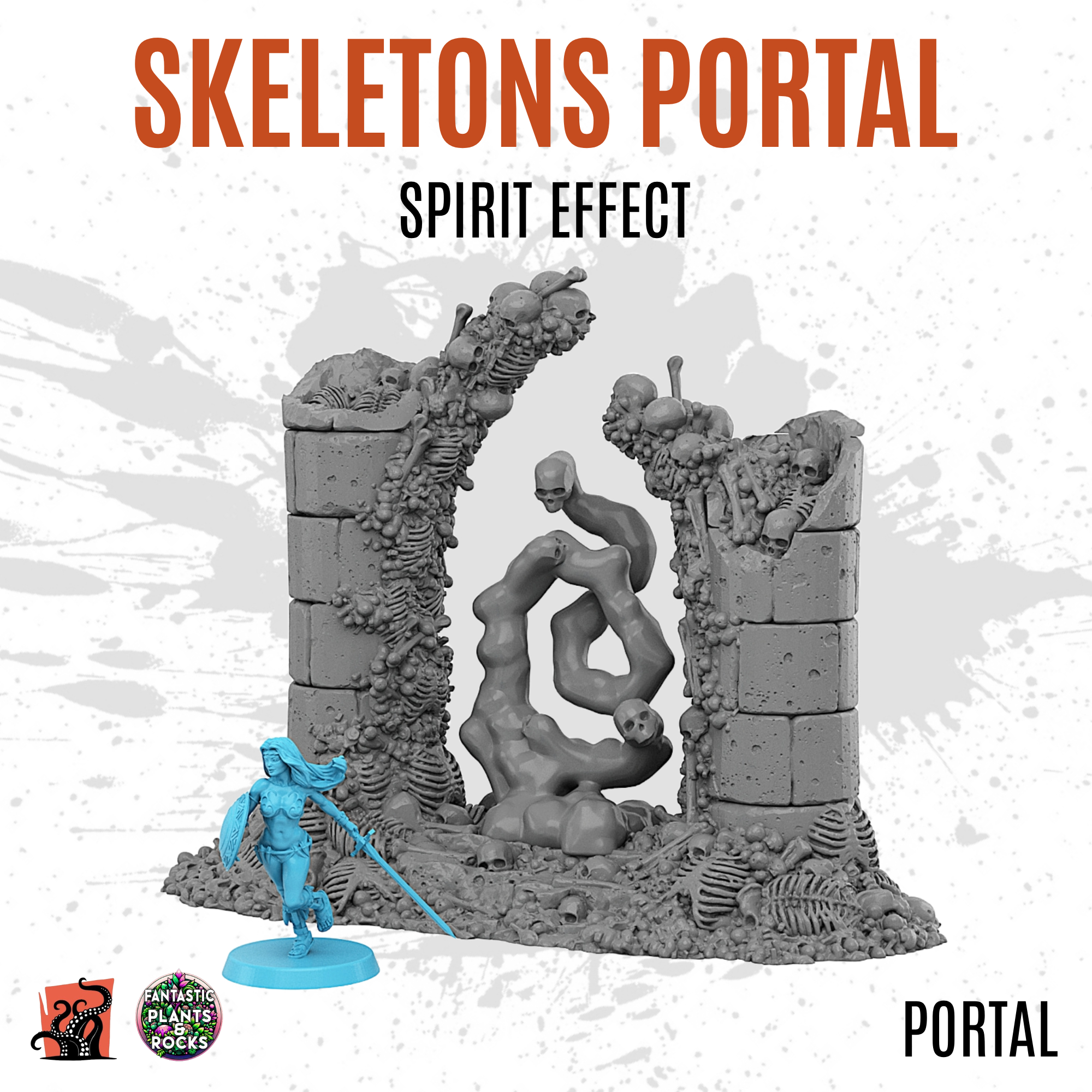 Skeletons portal with spirit effect - Image 2