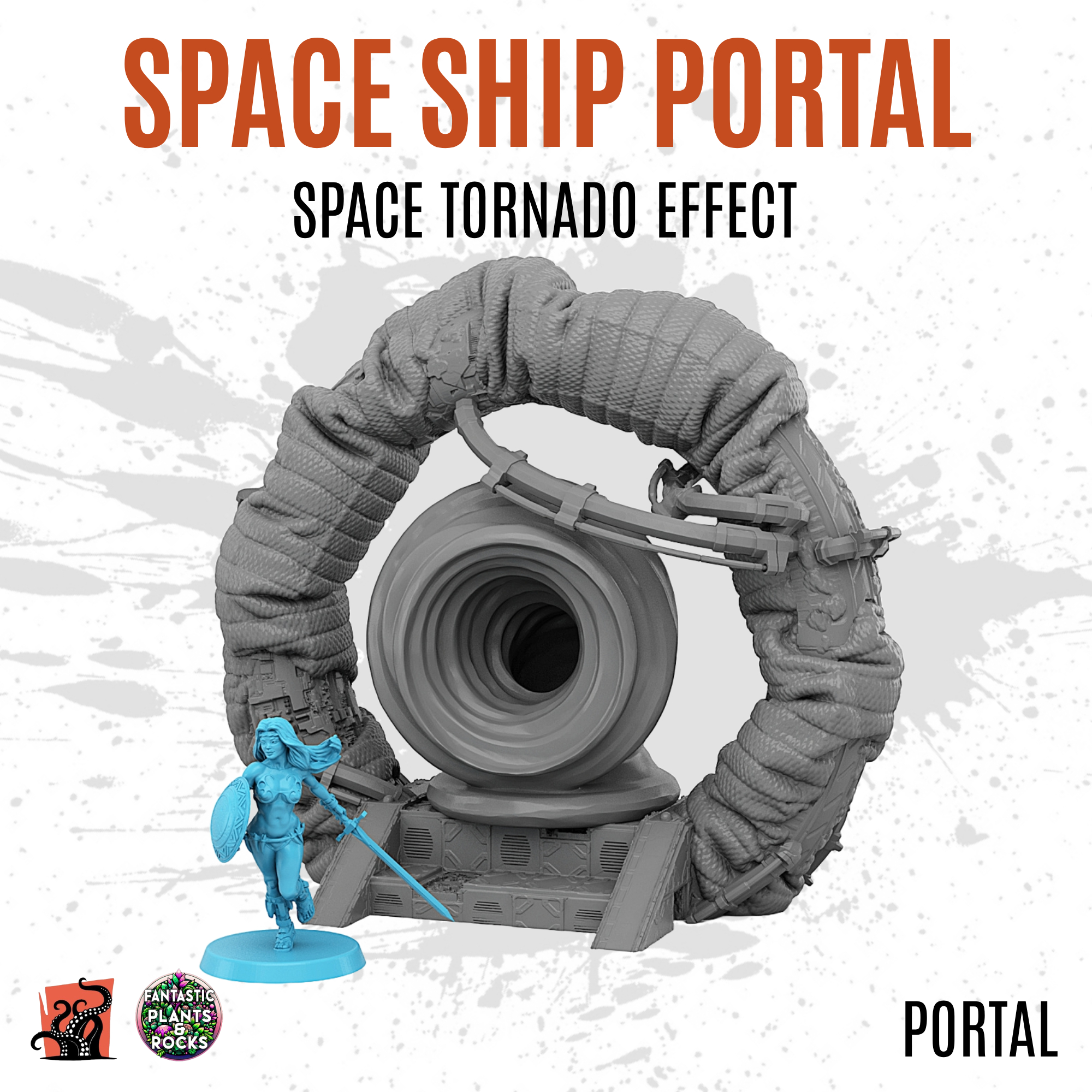 Space ship portal with space tornado effect - Image 2
