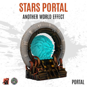 Stars portal with another world effect