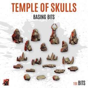 Temple of skulls - Basing bits - Pack of 19 bits